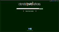 Desktop Screenshot of dondehayahora.com
